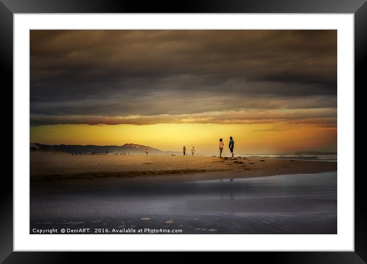 Like a painting Framed Mounted Print by DeniART 