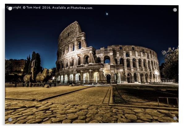 The Collosseum Acrylic by Tom Hard