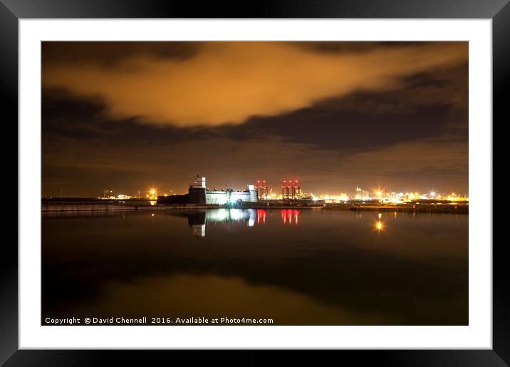 Fort Perch Rock Framed Mounted Print by David Chennell