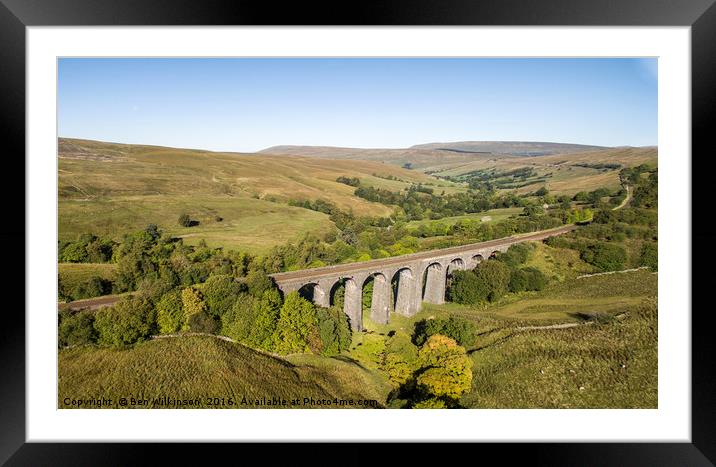 Dent Head Viaduct Framed Mounted Print by Ben Wilkinson
