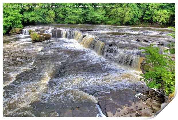 Upper Falls Aysgarth 3 - Yorkshire Dales Print by Colin Williams Photography