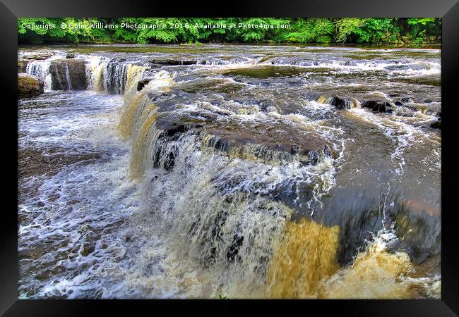 Upper Falls Aysgarth 4 - Yorkshire Dales Framed Print by Colin Williams Photography