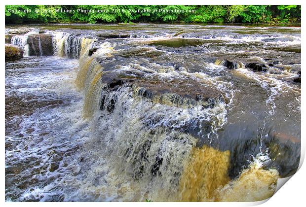 Upper Falls Aysgarth 4 - Yorkshire Dales Print by Colin Williams Photography