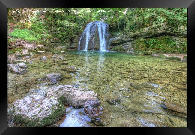  Janets Foss 2 - North  Yorkshire Framed Print by Colin Williams Photography