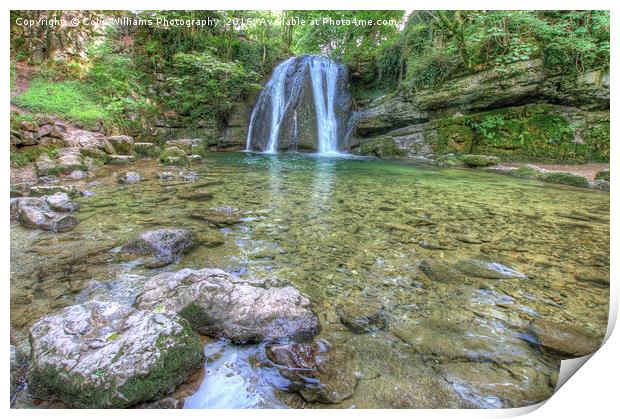  Janets Foss 2 - North  Yorkshire Print by Colin Williams Photography