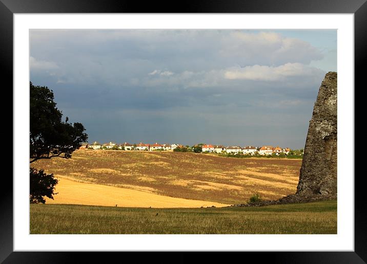 Benfleet and Southend Framed Mounted Print by David French