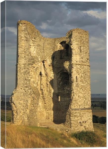 Hadleigh Castle Canvas Print by David French