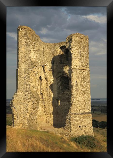 Hadleigh Castle Framed Print by David French