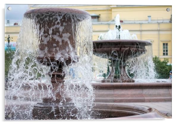 Fountain. Acrylic by Valerii Soloviov