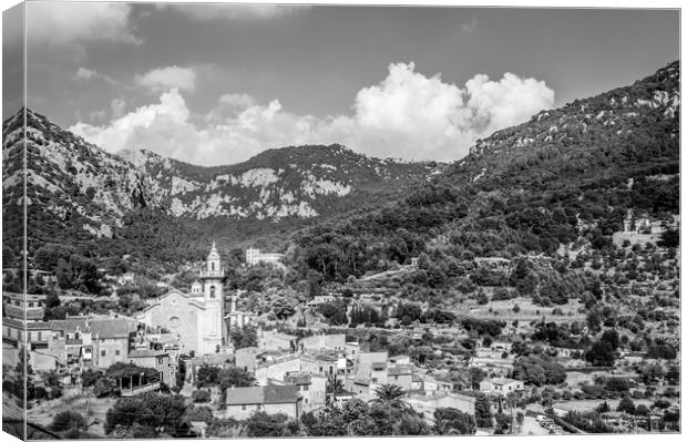A view over Valldemossa  Canvas Print by Naylor's Photography
