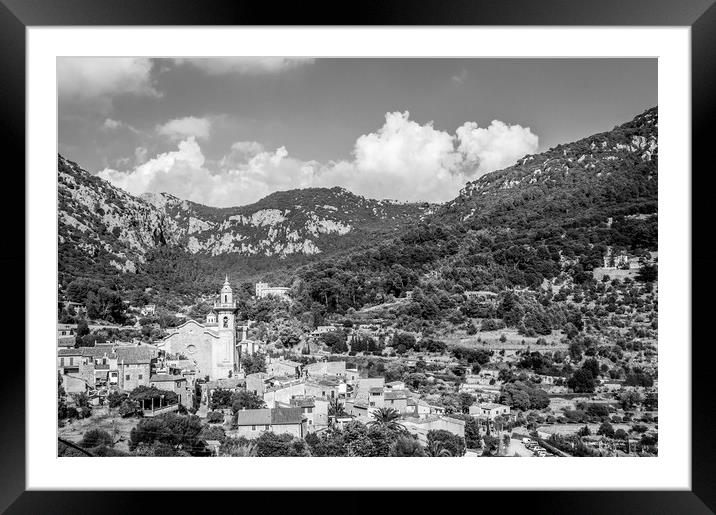 A view over Valldemossa  Framed Mounted Print by Naylor's Photography