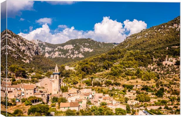 Valldemossa view from the town Canvas Print by Naylor's Photography