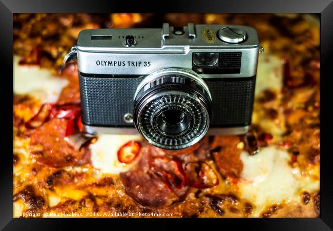 Pizza Cam  Framed Print by Rob Hawkins
