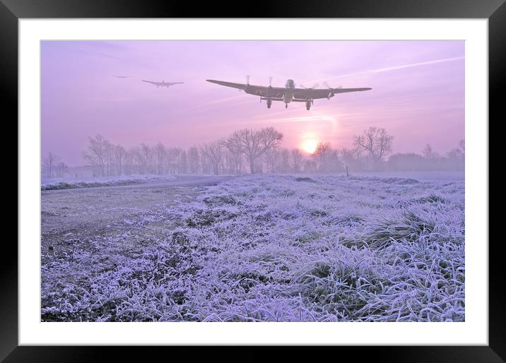Winter Bomberland Framed Mounted Print by Stephen Ward