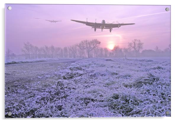 Winter Bomberland Acrylic by Stephen Ward