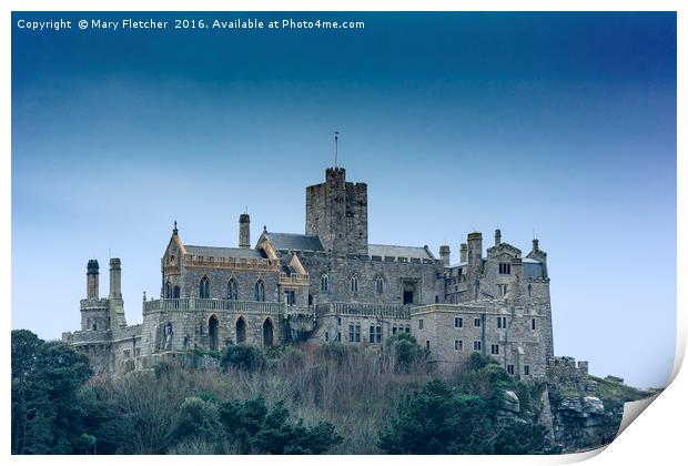 St Michael's Mount Print by Mary Fletcher
