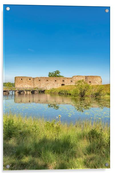 Kronoberg Castle Ruins Acrylic by Antony McAulay