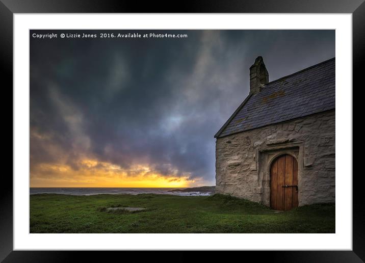 The Church in the Sea, Anglesey Framed Mounted Print by E J T Photography