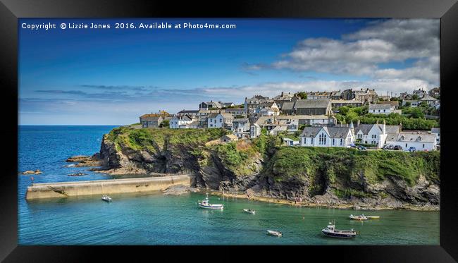 Port Isaac Harbour Framed Print by E J T Photography