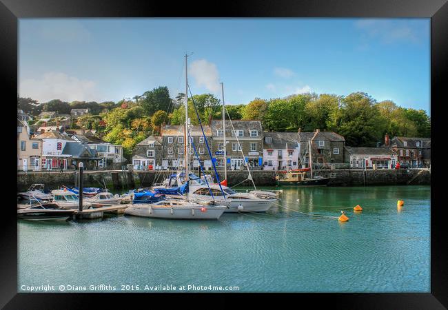 Padstow Harbour Framed Print by Diane Griffiths