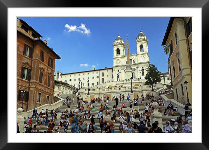 Spanish Steps  Framed Mounted Print by Tony Murtagh