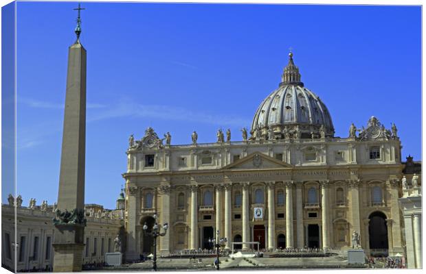 St Peters Basilica Canvas Print by Tony Murtagh