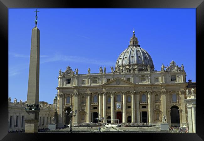 St Peters Basilica Framed Print by Tony Murtagh