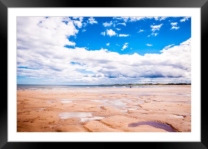 Beadnell beach beauty Framed Mounted Print by Naylor's Photography