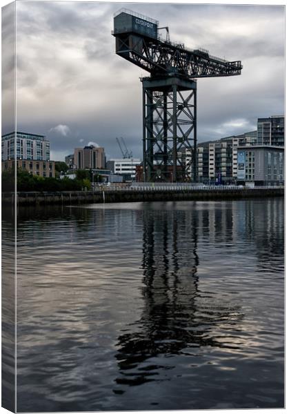 Finnieston Crane Glasgow Clydebank Canvas Print by Jacqi Elmslie