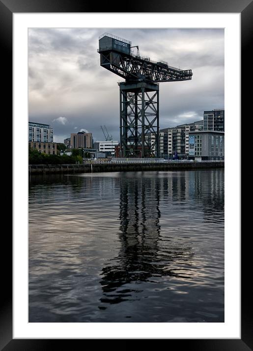Finnieston Crane Glasgow Clydebank Framed Mounted Print by Jacqi Elmslie