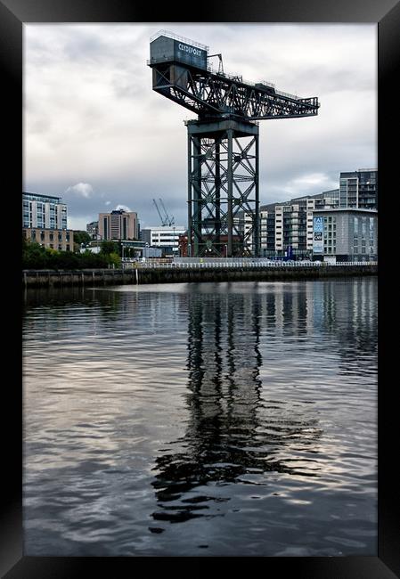  Finnieston Crane Glasgow Clydeside Framed Print by Jacqi Elmslie