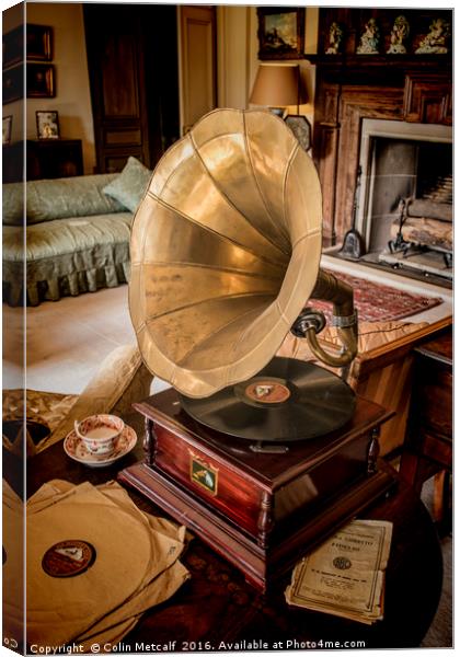 His Master's Voice Canvas Print by Colin Metcalf