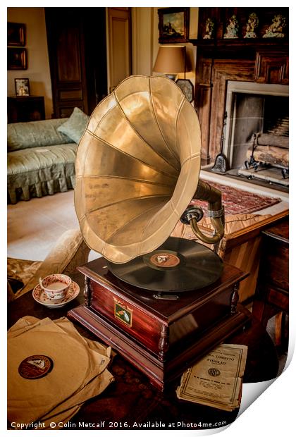 His Master's Voice Print by Colin Metcalf