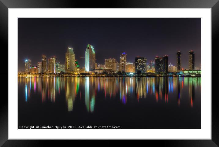 Sounds Of The City Framed Mounted Print by jonathan nguyen