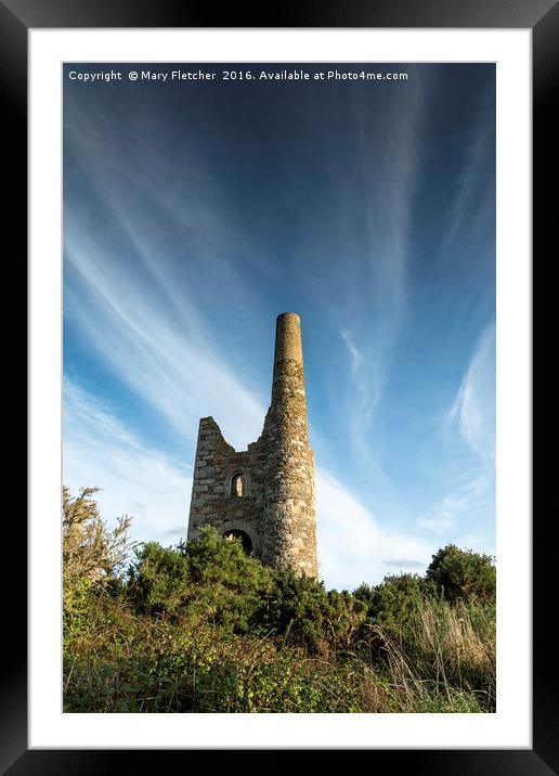 Wheal Peevor  Framed Mounted Print by Mary Fletcher