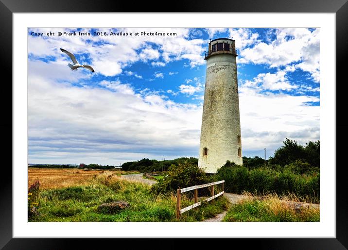 Wirral's Leasowe Lighthouse Framed Mounted Print by Frank Irwin