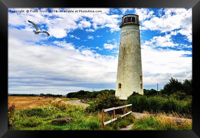 Wirral's Leasowe Lighthouse Framed Print by Frank Irwin