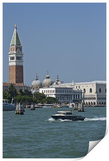 Venice Print by les tobin