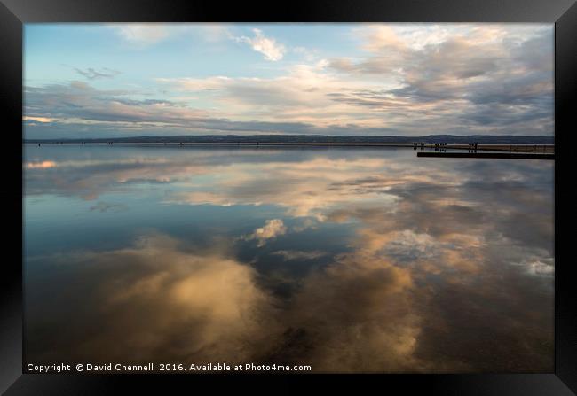 West Kirby Cloudscape  Framed Print by David Chennell