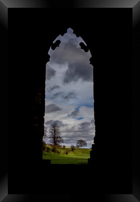 Window to the past Framed Print by Anthony Simpson