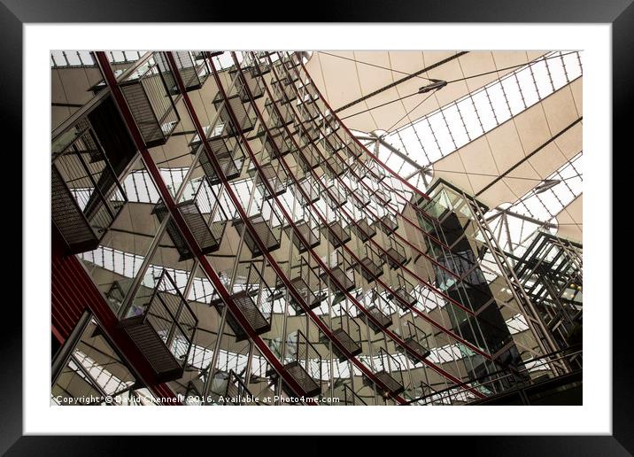 Sony Centre Berlin  Framed Mounted Print by David Chennell