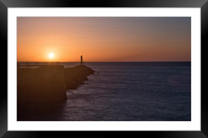 The calm Framed Mounted Print by Clive Eariss