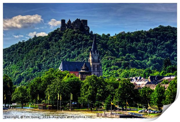 Oberwesel Print by Tom Gomez