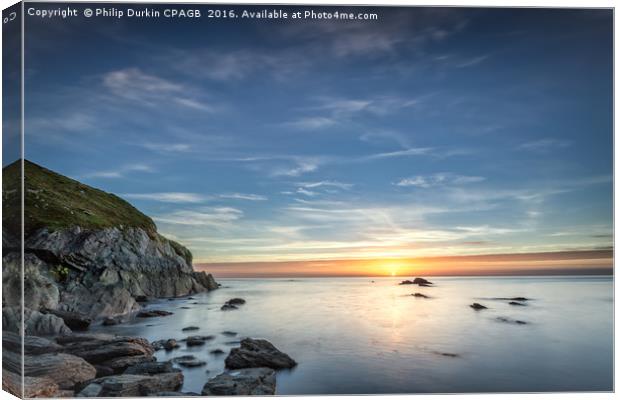 Tranquil Sunset on Anglesey Island Canvas Print by Phil Durkin DPAGB BPE4