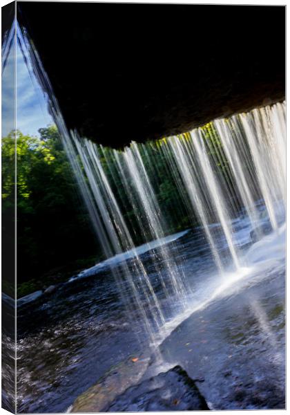 Cascades of sliver thread Canvas Print by Anthony Simpson