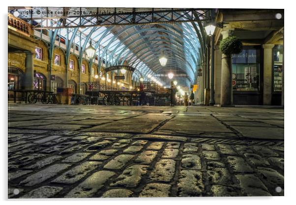 Covent garden street level Acrylic by mike cooper