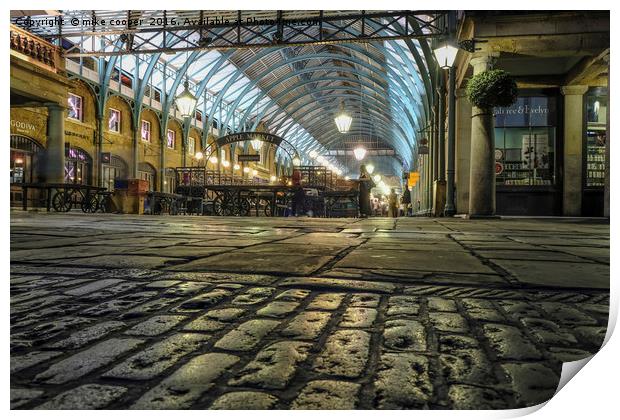 Covent garden street level Print by mike cooper