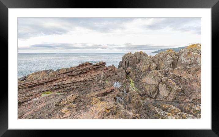 Hutton's Unconformity.  Framed Mounted Print by Mark Godden