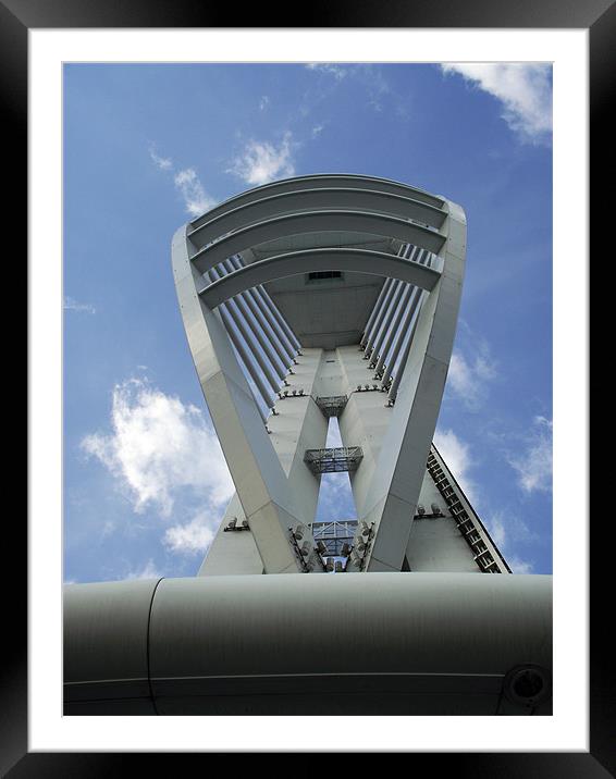 Spinnaker Tower Framed Mounted Print by Donna Collett