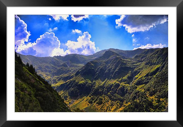 Fagaras Mountains Framed Mounted Print by Paul Piciu-Horvat